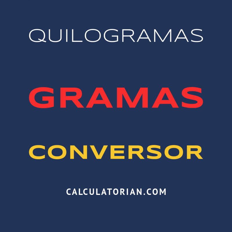 Converter De Quilogramas Para Gramas